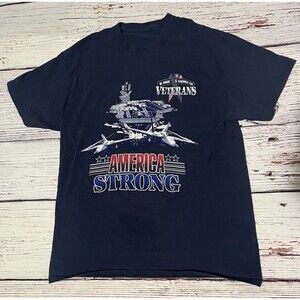 Veterans Day Applebees America Strong T Shirt No Tag Size Medium Large?
